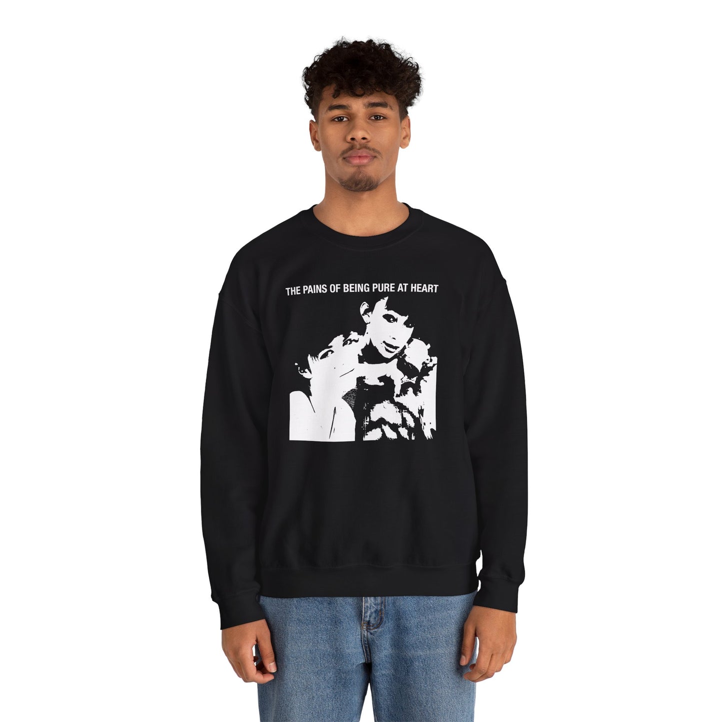 BLACK CREWNECK SWEATSHIRT