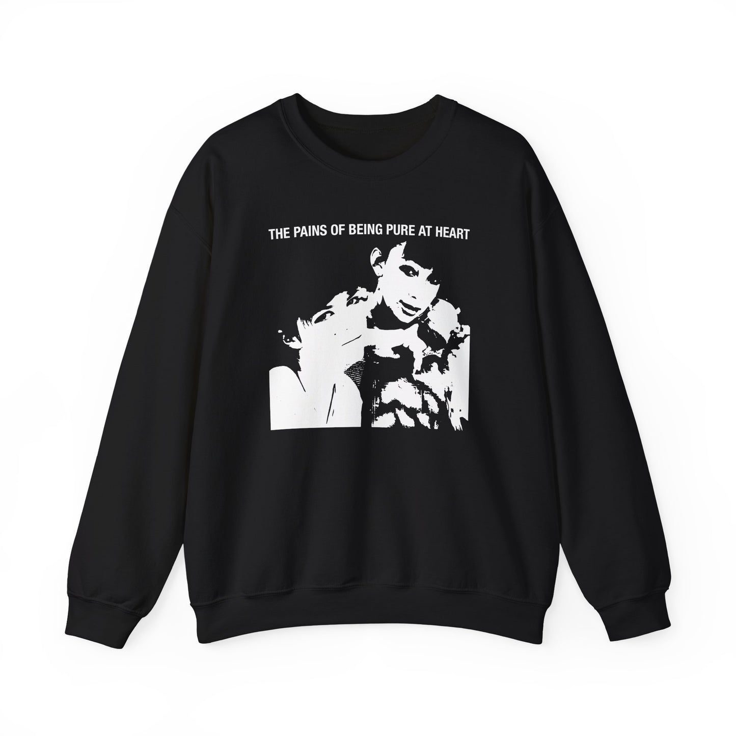 BLACK CREWNECK SWEATSHIRT