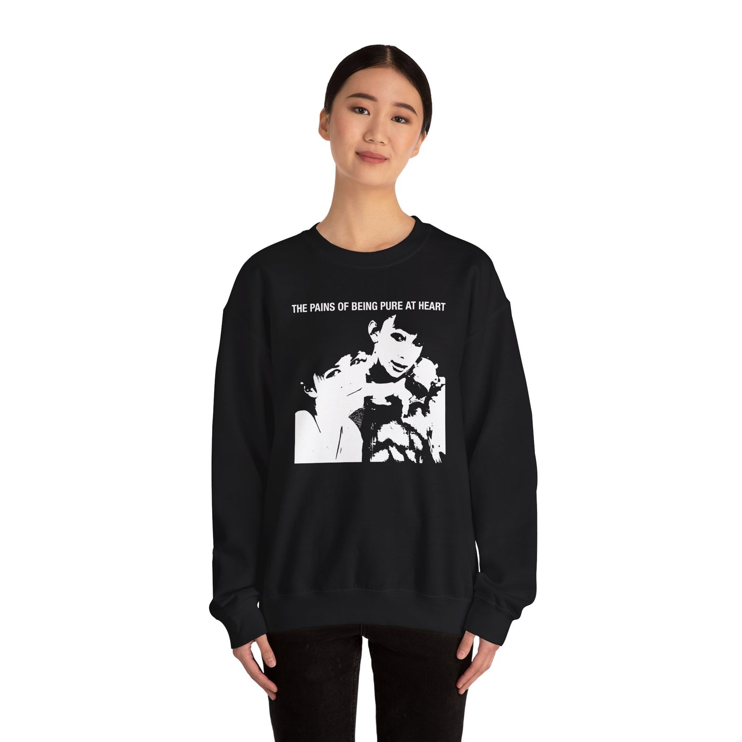 BLACK CREWNECK SWEATSHIRT